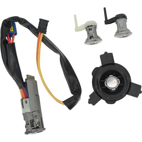 Kit de Cylindre de Serrure d'allumage, Kit de Serrure de Cylindre de Porte de d'allumage avec clé 4162EW en Alliage 'aluminium pour (1/5)