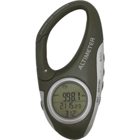 Baromètre Altimètre Thermomètre Prévisions Météo Moniteur pour Escalade Camping Outdoor Sport Multifonction avec Rétro-éclairage (1/5)