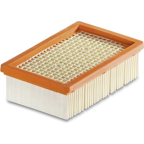 Karcher Filtre plissÃ© plat WD 4 / WD 5 / WD 6, filtre cartouche, protège la turbine