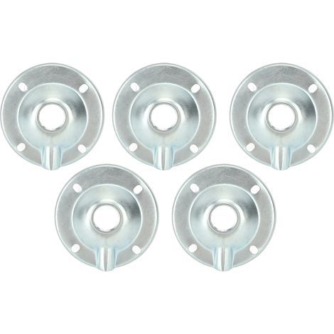 5er-Pack Industrielampenschirme aus Eisen, geeignet für Lagerhallen, Fabriken und Bergwerke, mit G1/2-Innengewinde, 8 cm, G1/2 (1/5)