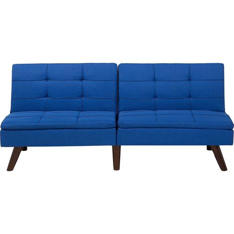 Divano letto in tessuto blu cobalto Ronne (1/6)