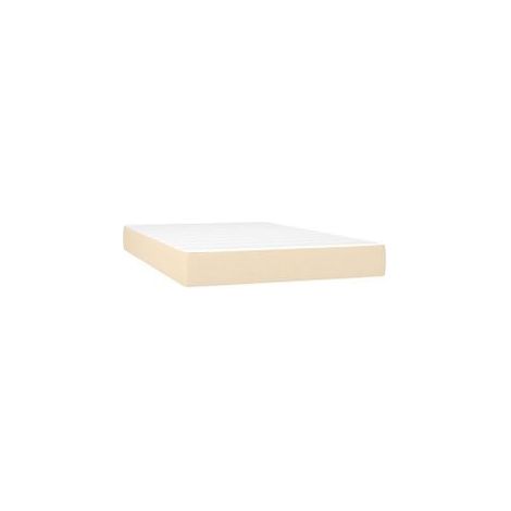 Matelas de lit à ressorts ensachés Crème 120x200x20 Tissu (1/5)