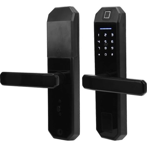 Serrure d'entrée sans clé intelligente, modèle de base, 100 empreintes digitales, code à 4-8 chiffres (1/5)