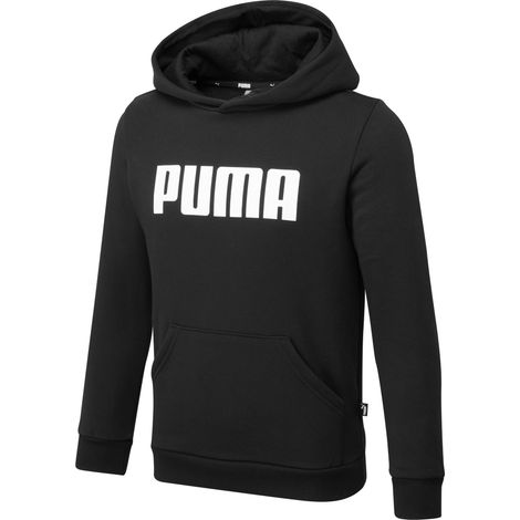 Puma ESS FL Jungen-Hoodie, schwarz, 84759601, Größe 128