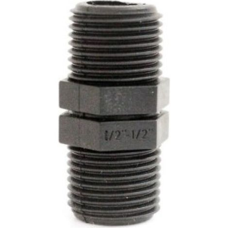 Manguito Riego 1/2" Roscado Fitting Macho Polipropileno (1/2)