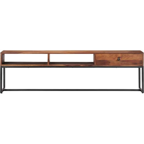 Maison Exclusive - TV-Schrank 160×30×45 cm Massivholz Akazie (1/5)