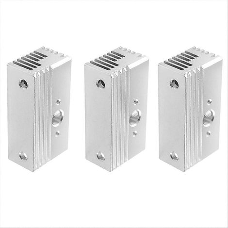 3 pièces pour extrudeuse Sprite, dissipateur thermique en aluminium, bloc de refroidissement()