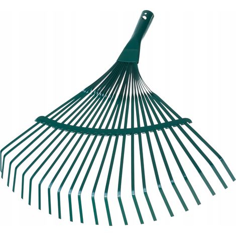 Outil de nettoyage de jardin geko metal fan rake 22 dents 44x39 cm (1/2)