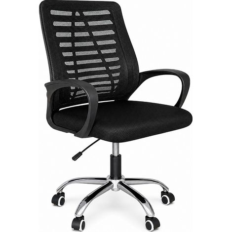 Aga Ergonomischer Bürostuhl Schreibtischstuhl,Drehstuhl MR2078 Schwarz (1/4)