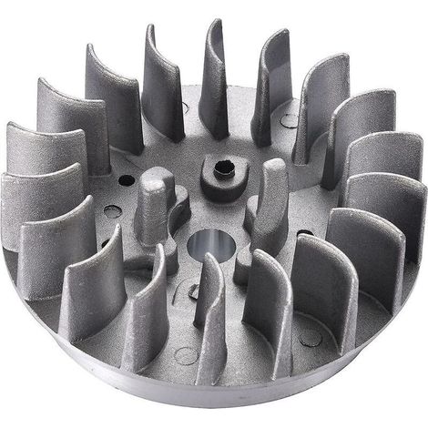Volant moteur en alliage d'aluminium pour démarreur à inertie, compatible avec les moteurs 2 temps 47cc et 49cc, pour motos tout-terrain, mini-motos, quads et karts. (1/5)