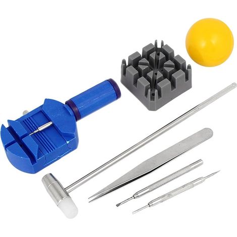 Uhrengehäuse Öffner Bandhalter Stifthalter Entferner Teller Werkzeug Set 7 en 1
