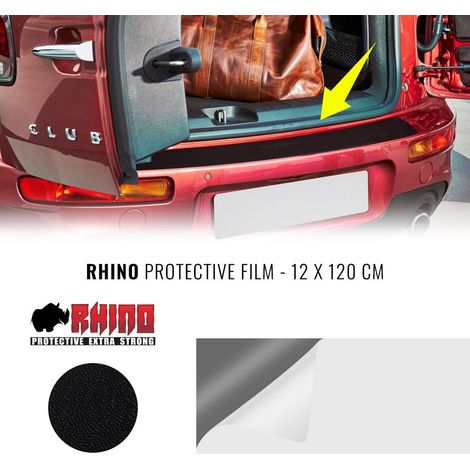 Protezioni per Soglie Baule Auto Rhino, 120 x 12 cm - Colore: NERO