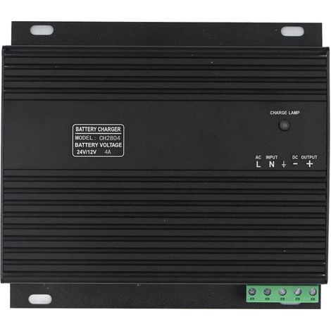 Chargeur de batterie universel 12V/24V 4A CH2804, chargeur flotte AC 160-250V pour voiture et véhicule (1/5)