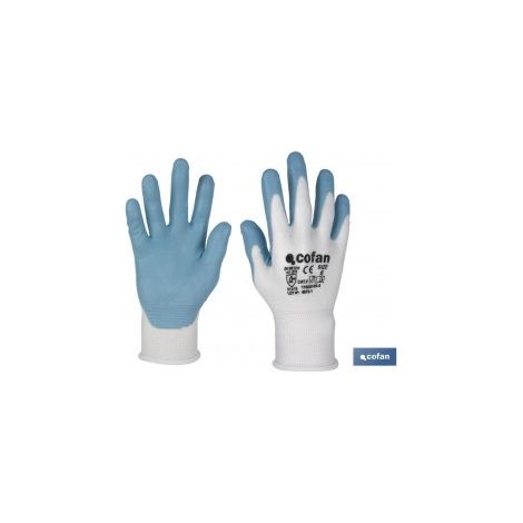 Pack mit 12 Lebensmittelsicherheits-Nitrilhandschuhen T-10, flexibel und nahtlos