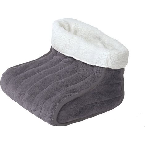Lanaform Scaldapiedi Elettrico Grigio Bianco Confortevole (1/3)