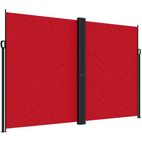 Maison Exclusive - Seitenmarkise Ausziehbar Rot 220x600 cm