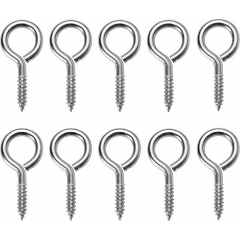 Boulon à œillet, anneau, vis, crochet, boulon à œillet en acier au carbone, 25 pièces (1/5)