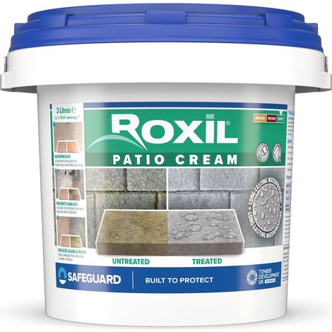 Roxil Patio Sealer Cream 3L - Block Paving and Patio Seal