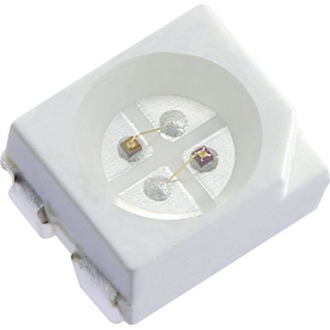 Kingbright KAA-3528SURKSYKS SMD-LED mehrfarbig  PLCC4 Rot, Gelb 100 mcd, 240 mcd 120 ° 20 mA 1.95 V,