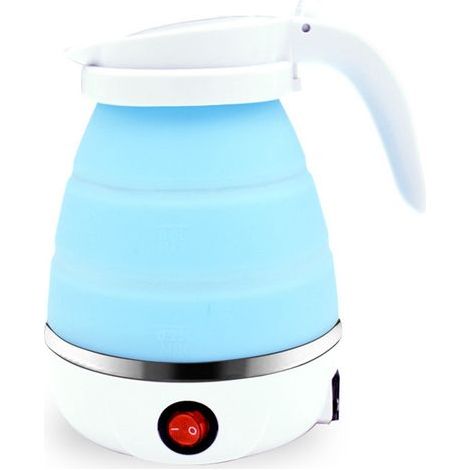 Hervidor plegable de 600 ml, hervidor eléctrico, mini hervidor, tetera de viaje, cafetera para camping, hervidor de viaje portátil (1/5)