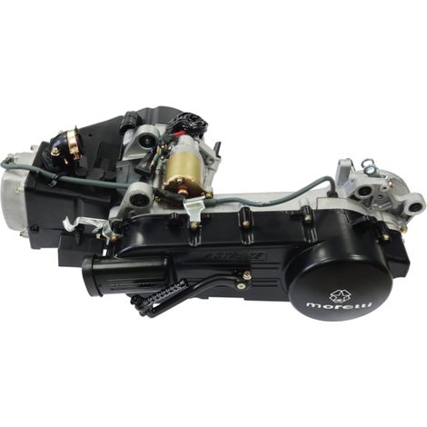 Motor horizontal 152QMI, 125 cc, 4 tiempos, automático, negro. (1/2)