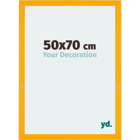 Cadre Puzzle 50x70 cm - cm - Jaune - MDF - Mura. (1/5)