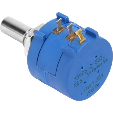 Potentiomètre multitours de précision à résistance réglable 5 kΩ 3590S-2-502L (1/5)