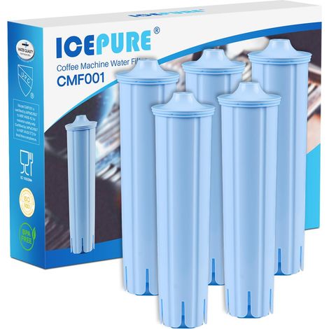 Filtre à eau pour machine à café, Compatible avec Blue/IMPRESSA/ENA/GIGA Séries, Cartouche filtrante Incompatible Smart+, 5 pièces (1/5)