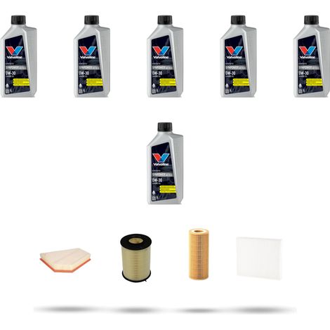 Kit tagliando 4 FILTRI e 6L OLIO compatibile con Volvo S40 II 2.4 CDI 120kw dal 2007 al 2010 (1/5)