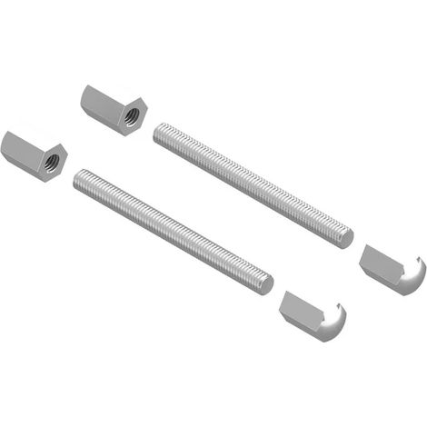 Manilla de puerta la-croisee ds6817070 aluminio fácil instalación