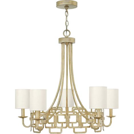 Lampadario lampada a sospensione plafoniera acciaio argento D 71,1 cm luce sala da pranzo