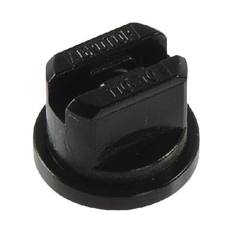 Tobera est谩ndar doble chorro plano SM 110掳 20 negro pl谩stico Agrotop AGROTOP SM11010POM