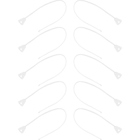 Câbles de Connexion Fil en Cuivre Étamé Lot de 10 Gaine Pvc, Remplace Câble D'alimentation et Tube Lumineux LED T8 Blanc pour Lampe Fluorescente Boîte Lumineuse (1/5)