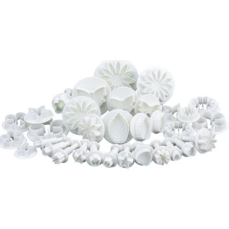 Set Complet de 33 Emporte-Pièces pour Fondant - Kit Professionnel pour Décorations de Gâteaux Maison (1/5)