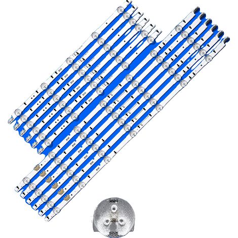 LED-Hintergrundbeleuchtungsstreifen, 1158 mm Länge, 12 LED-Perlen, 3V Spannung, kompatibel mit UE55J5100, UE55J5500 (1/5)