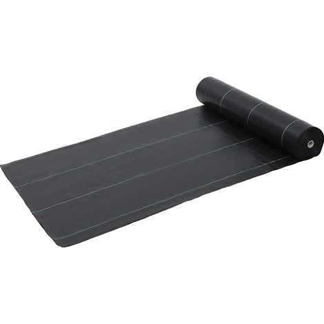 Tessuto per il controllo delle erbacce, 1,2 m x 76 m, resistente e durevole. (1/2)