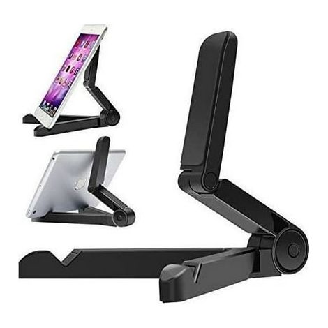 Support Pliable pour Tablette IPAD et Support de Téléphone Portable, Support Réglable pour Bureau, Compatible avec Tablettes et Smartphones, Pliant et Léger (1/5)