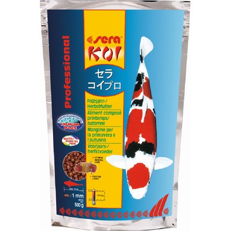 Sera Koifutter Professional Spring & Fall 500 g Schwamm-/Mattenfilter (1/2)