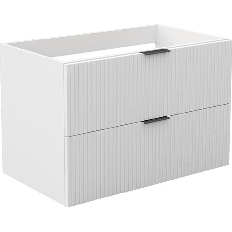 Badmöbel Schubladen Unterschrank Waschtisch onhe Waschbecken 80cm