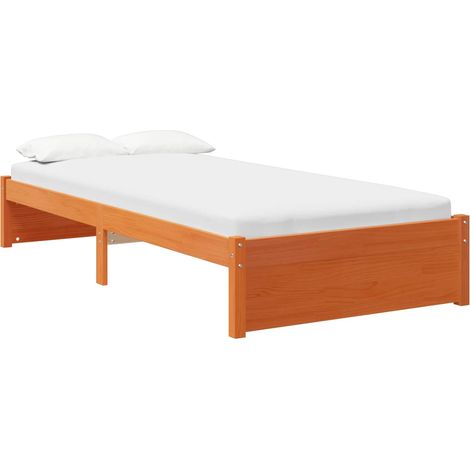 Bed Frame Solid-Pine vidaXL