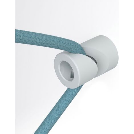 Creative-cables italia gancho en v para cable elÉctrico textil blanco dcg01bia (1/5)