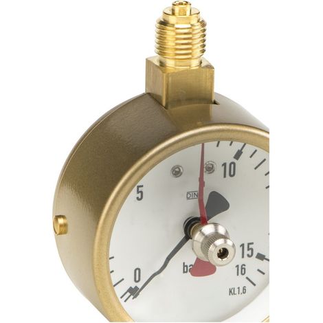 Manometer S16/111 zu Druckprüfgerät G194, G 1/4, 0-16bar