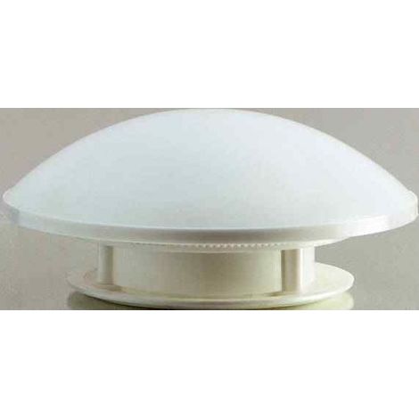 Imline – Aérateur de toit ABS blanc pour caravane – Surface de passage d'air 25 cm² – Épaisseur de toit 22 à 54 mm – Installation facile