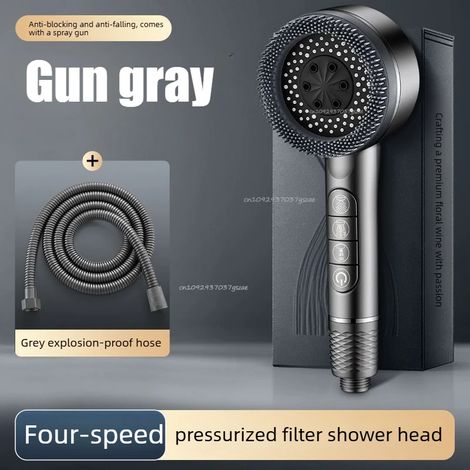 (Style 1) Pommeau de douche pour salle de bain - Accessoires et équipements - Quatre modes de réglage - Robinet de douche - Accessoires de salle de bain (1/5)
