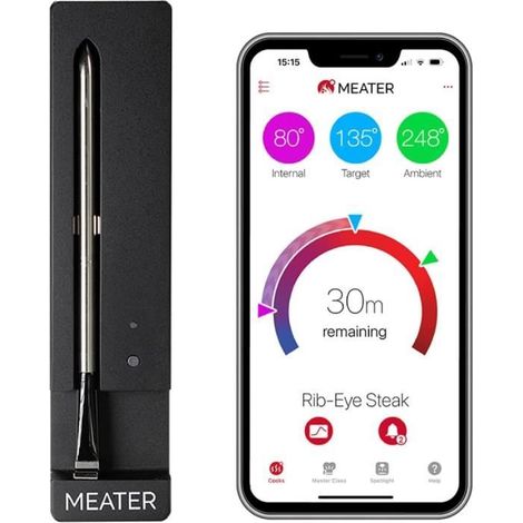Filiyano-Thermomètre - MEATER SE - Bluetooth - Application avec mises à jour en temps réel - 1 pièce (1/4)