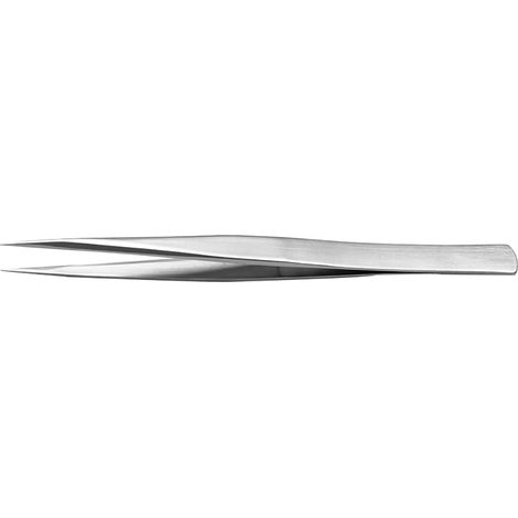 Brucelles RS PRO AA.S pointe fine et droite en inox, L. 130 ( Prix pour 1 )