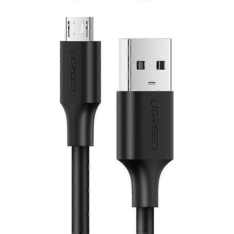 Câble USB - micro USB 2A 2m noir (1/5)
