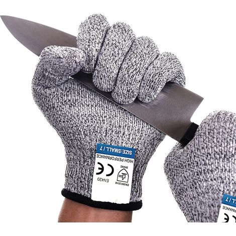 Gant Anti Coupure Gants de Travail Protection de Niveau 5 et Certifié EN388 Gants Jardinage Gants Résistants Aux Coupures Pour L'écaillage D'huîtres, Le Soudage