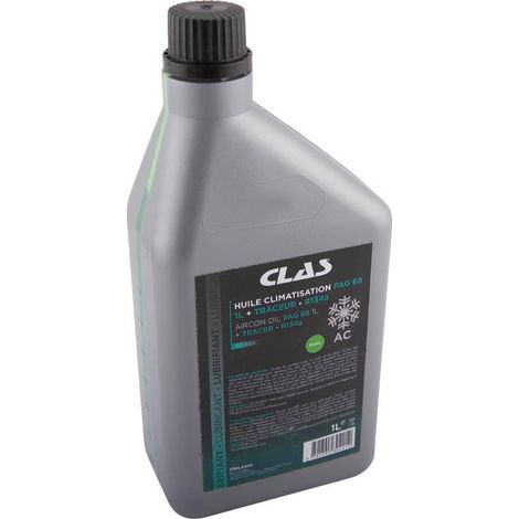Huile climatisation pag 68 1l + traceur - r134a - CO 6154 - CLAS Equipements