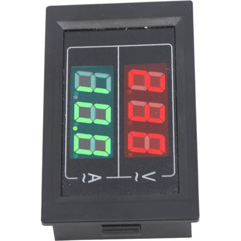 Compteur d'Énergie Monophasé Numérique avec Affichage LED, Mesure AC 60-500V 0-100A, Voltmètre Ampermètre 2 Fils (1/5)